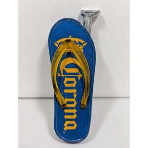 Vintage Corona Beer Flip Flop Sandal Metal Butane Lighter Rare